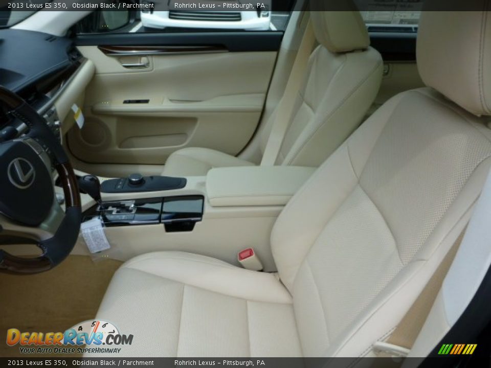 2013 Lexus ES 350 Obsidian Black / Parchment Photo #10