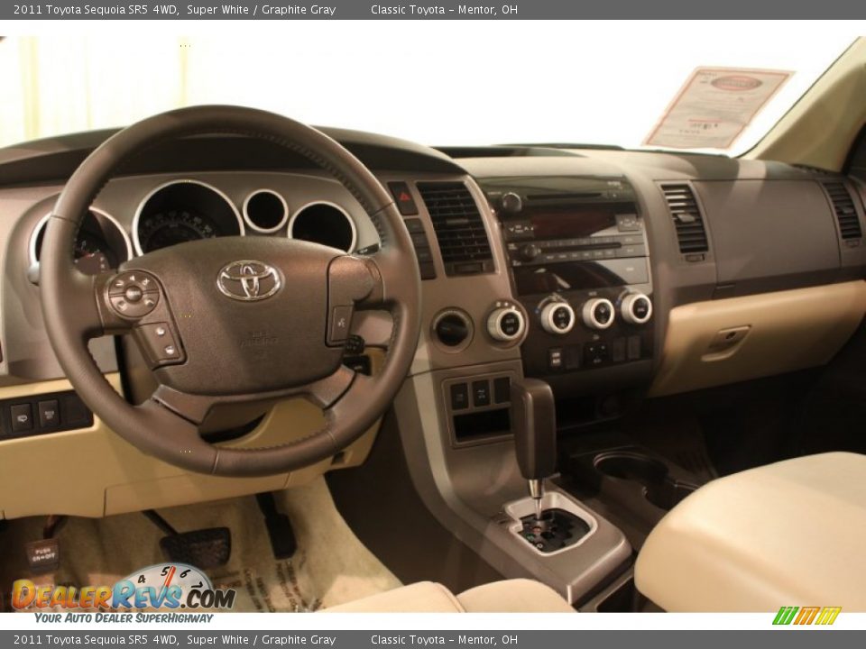 Dashboard of 2011 Toyota Sequoia SR5 4WD Photo #9