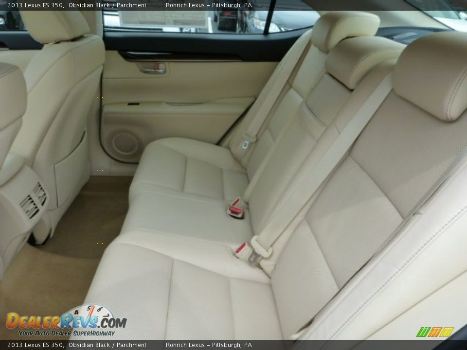 2013 Lexus ES 350 Obsidian Black / Parchment Photo #11