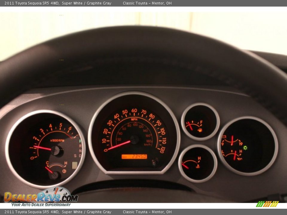 2011 Toyota Sequoia SR5 4WD Gauges Photo #10
