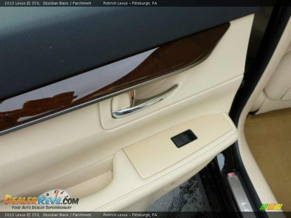 2013 Lexus ES 350 Obsidian Black / Parchment Photo #13