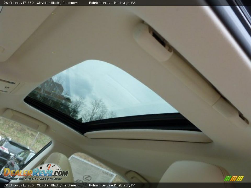 2013 Lexus ES 350 Obsidian Black / Parchment Photo #15