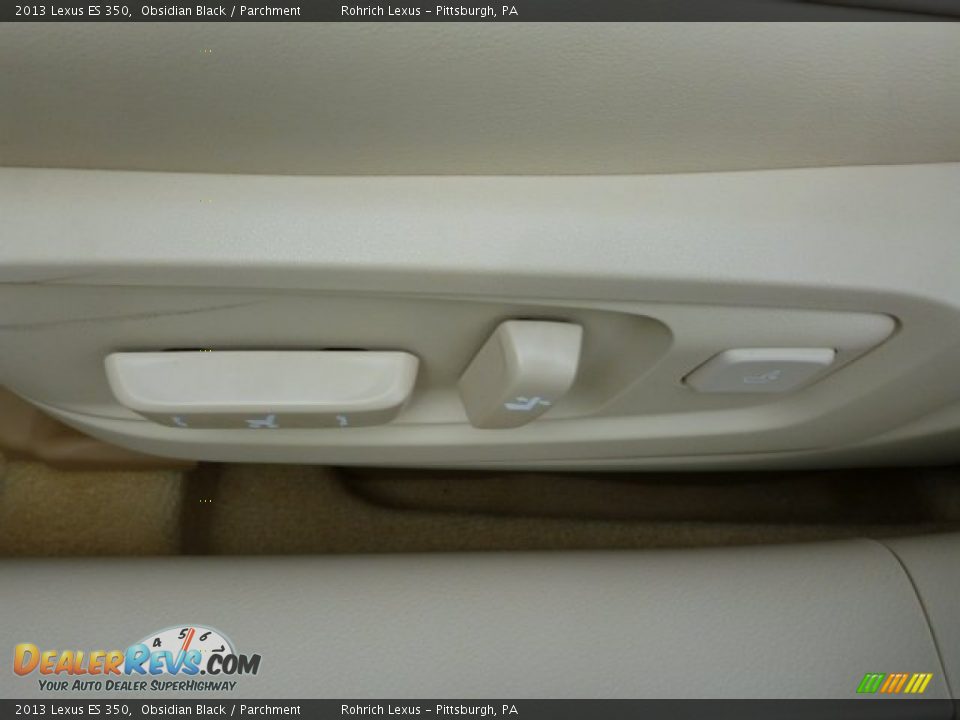 2013 Lexus ES 350 Obsidian Black / Parchment Photo #16