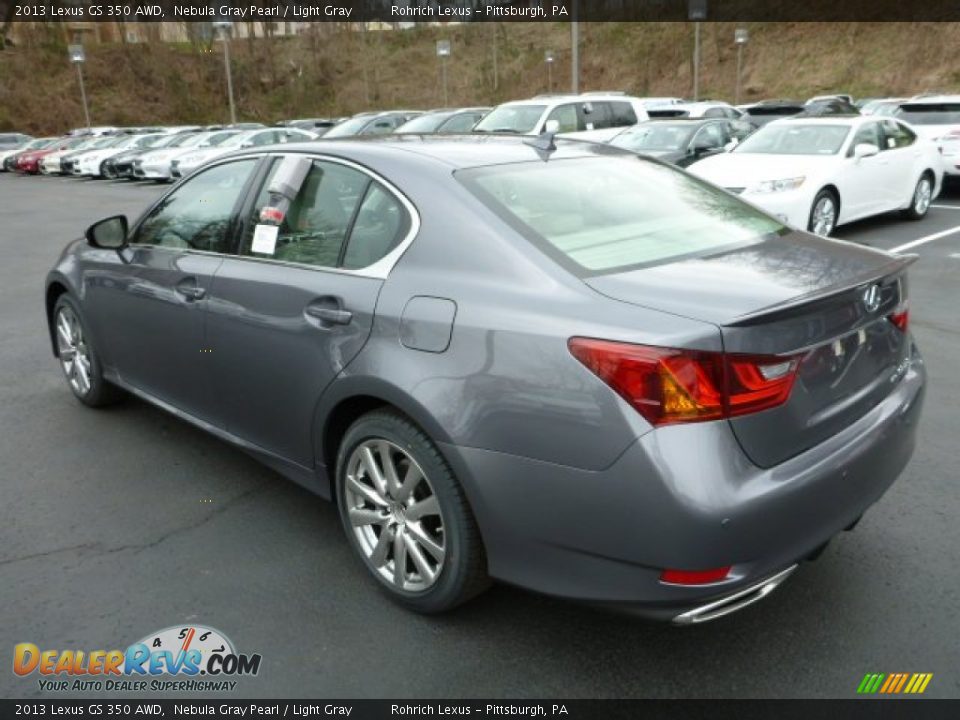 2013 Lexus GS 350 AWD Nebula Gray Pearl / Light Gray Photo #2