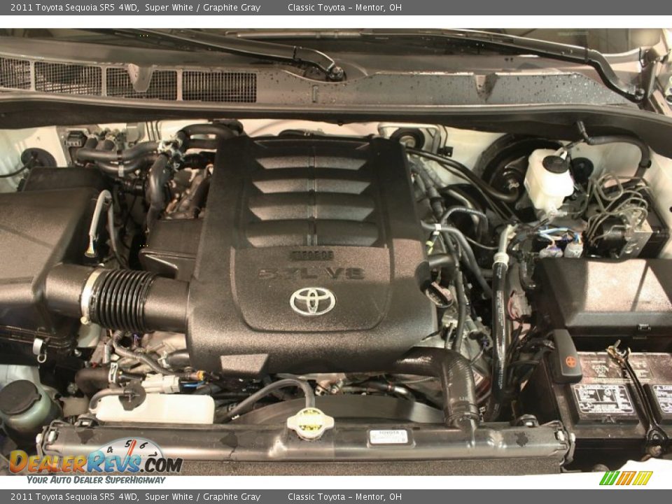 2011 Toyota Sequoia SR5 4WD 5.7 Liter i-Force DOHC 32-Valve VVT-i V8 Engine Photo #22