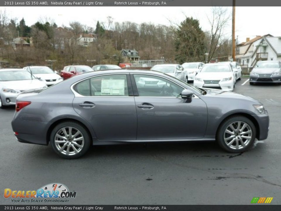 2013 Lexus GS 350 AWD Nebula Gray Pearl / Light Gray Photo #5