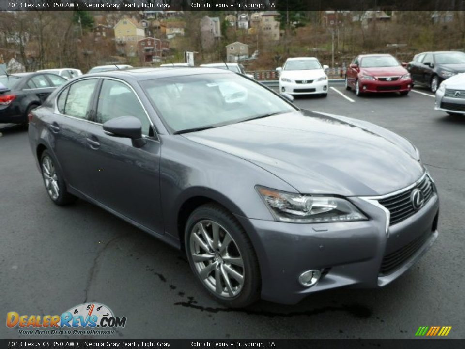2013 Lexus GS 350 AWD Nebula Gray Pearl / Light Gray Photo #6
