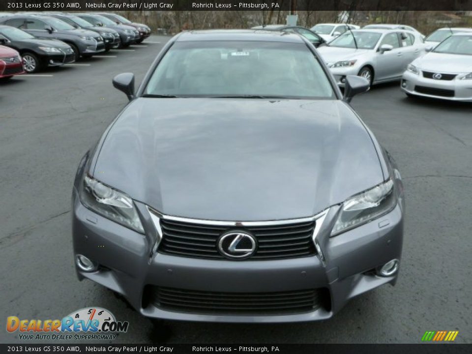2013 Lexus GS 350 AWD Nebula Gray Pearl / Light Gray Photo #7