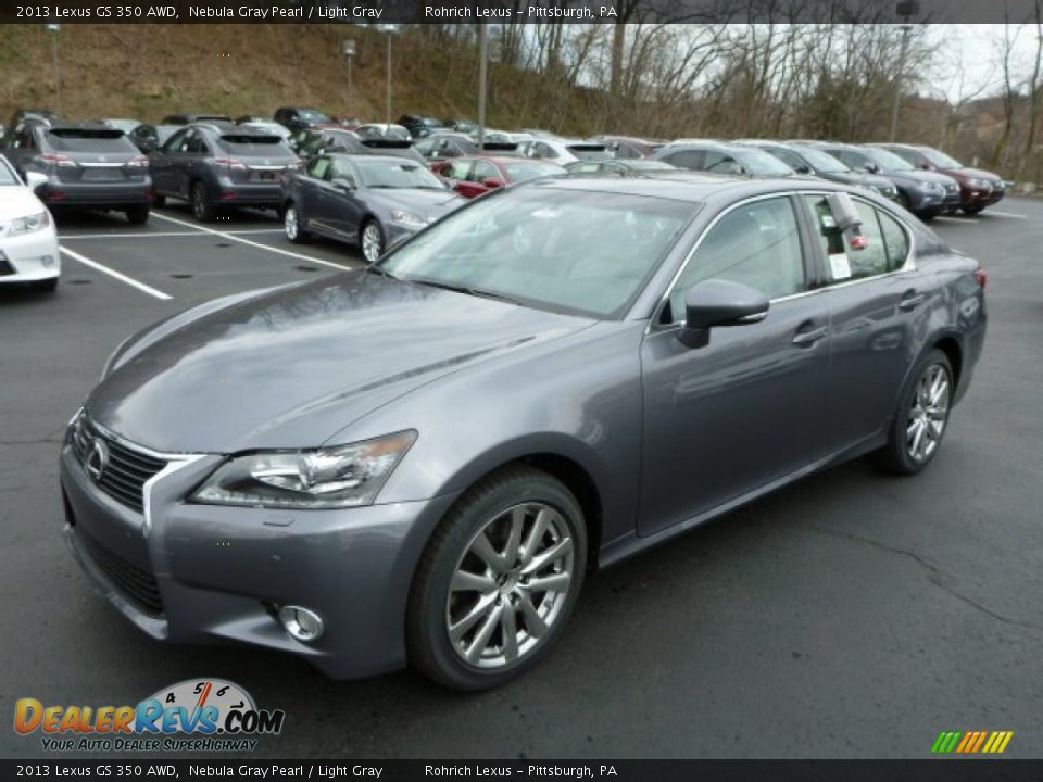 2013 Lexus GS 350 AWD Nebula Gray Pearl / Light Gray Photo #8