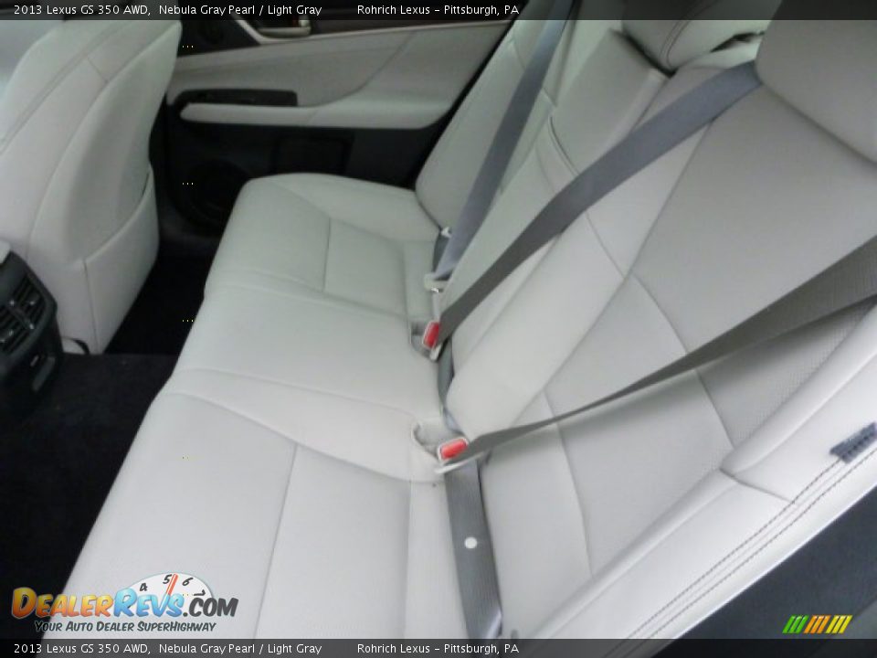 2013 Lexus GS 350 AWD Nebula Gray Pearl / Light Gray Photo #11