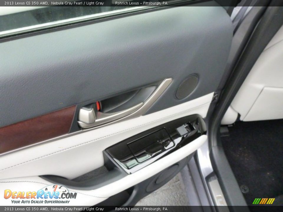 2013 Lexus GS 350 AWD Nebula Gray Pearl / Light Gray Photo #13