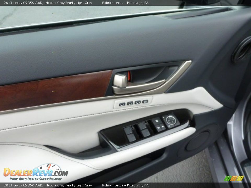 2013 Lexus GS 350 AWD Nebula Gray Pearl / Light Gray Photo #14