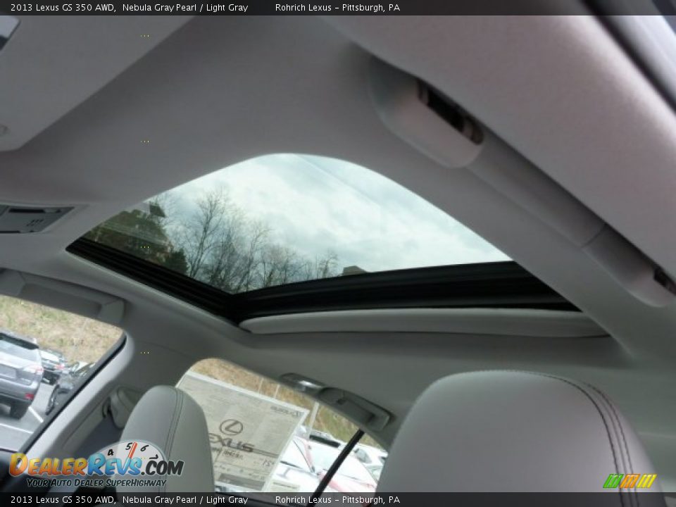 2013 Lexus GS 350 AWD Nebula Gray Pearl / Light Gray Photo #15