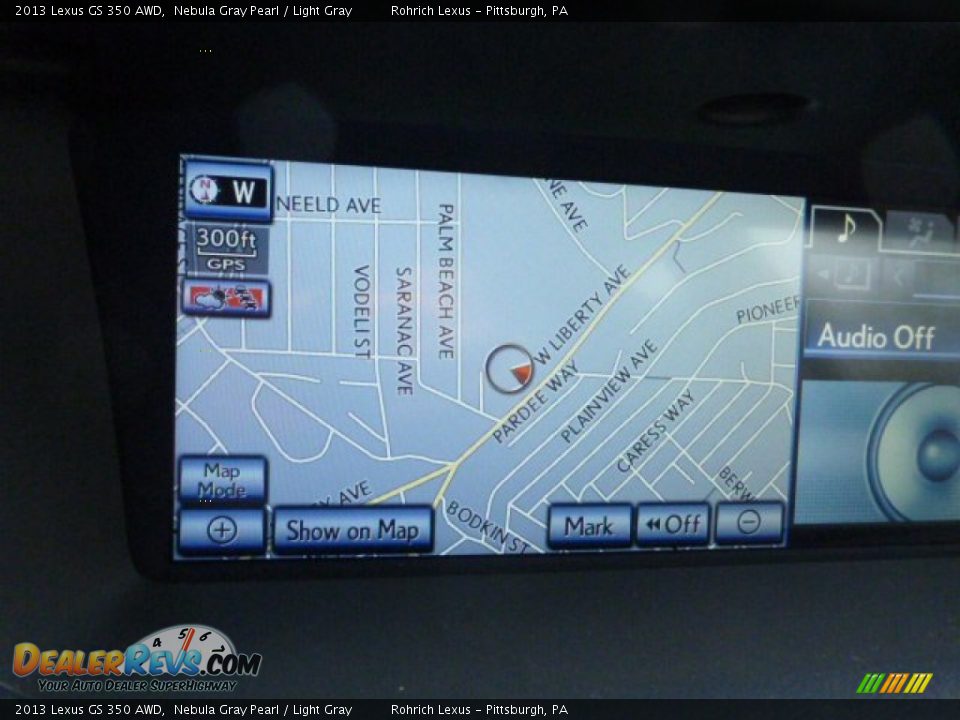 2013 Lexus GS 350 AWD Nebula Gray Pearl / Light Gray Photo #17