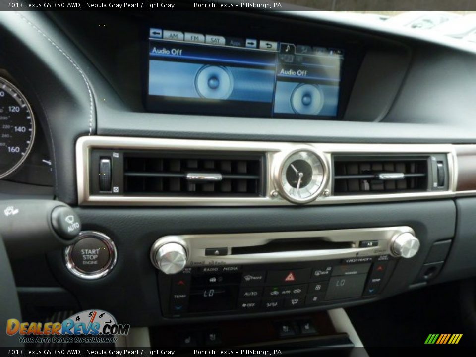 2013 Lexus GS 350 AWD Nebula Gray Pearl / Light Gray Photo #19