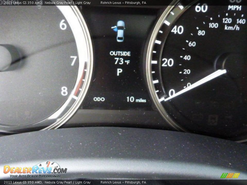 2013 Lexus GS 350 AWD Nebula Gray Pearl / Light Gray Photo #20