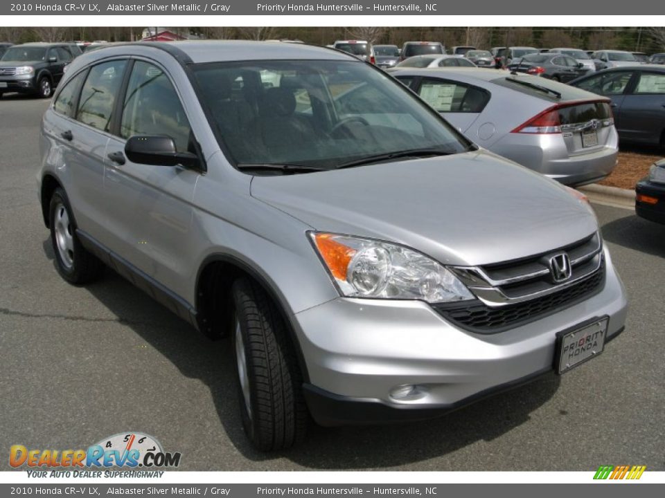 2010 Honda CR-V LX Alabaster Silver Metallic / Gray Photo #2