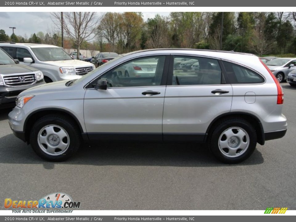 Alabaster Silver Metallic 2010 Honda CR-V LX Photo #3