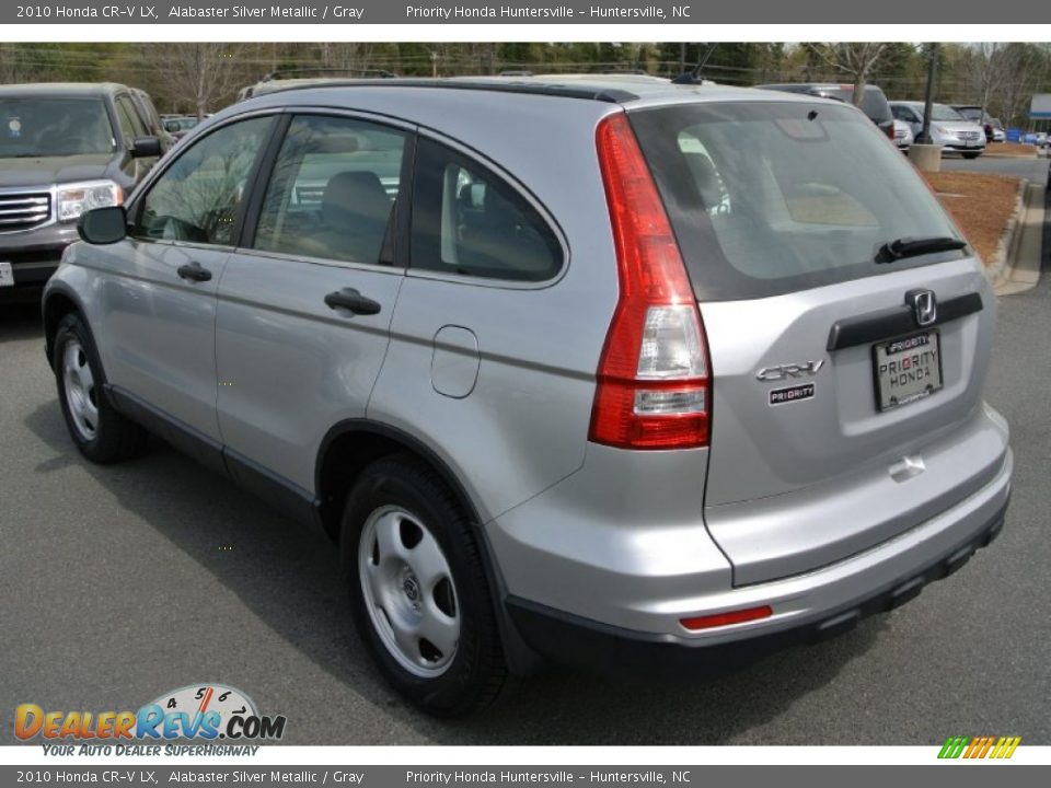 2010 Honda CR-V LX Alabaster Silver Metallic / Gray Photo #4