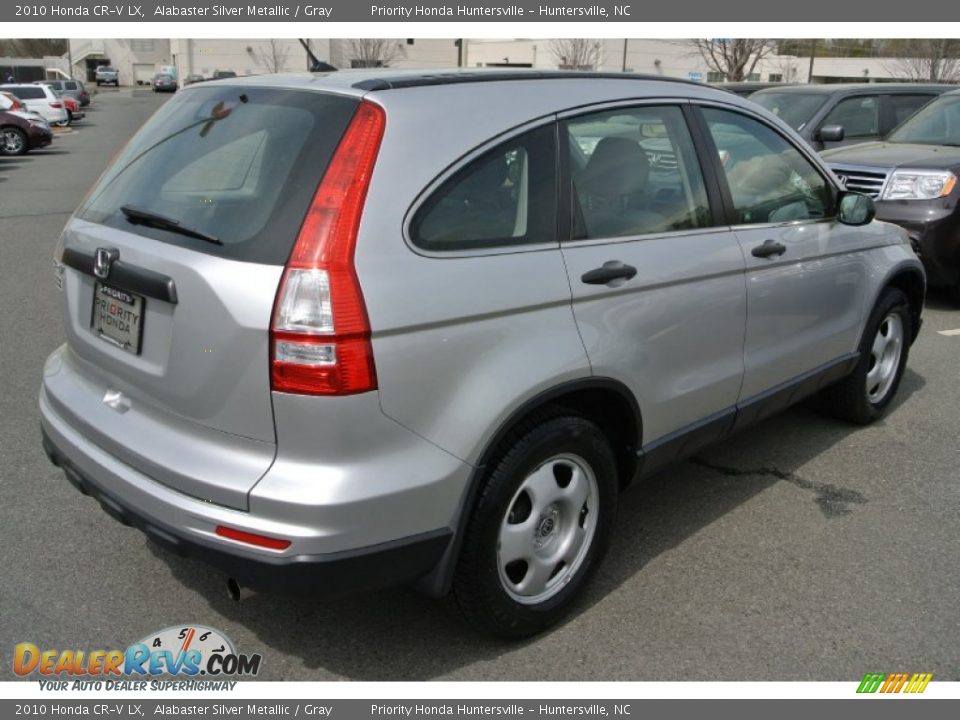 2010 Honda CR-V LX Alabaster Silver Metallic / Gray Photo #5