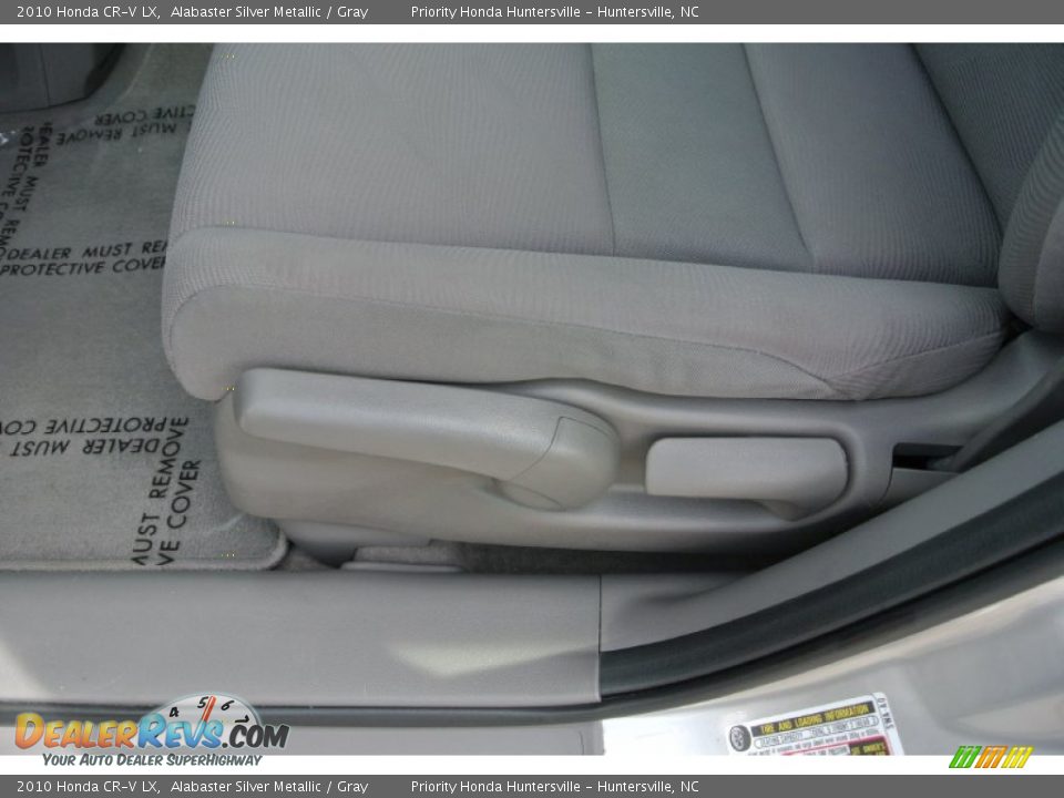 2010 Honda CR-V LX Alabaster Silver Metallic / Gray Photo #11