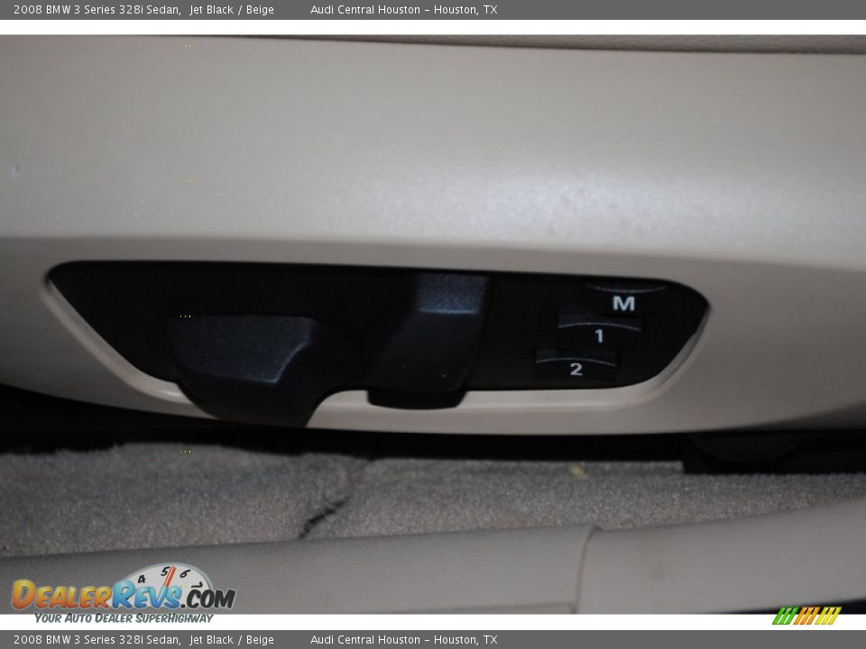 2008 BMW 3 Series 328i Sedan Jet Black / Beige Photo #16