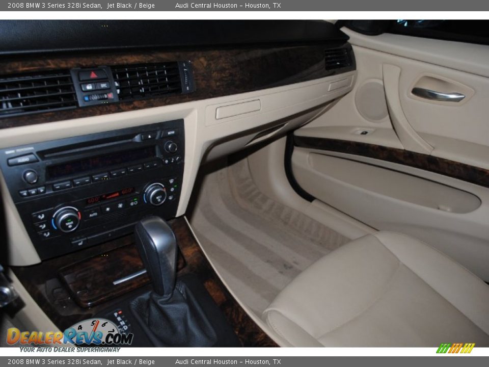 2008 BMW 3 Series 328i Sedan Jet Black / Beige Photo #17