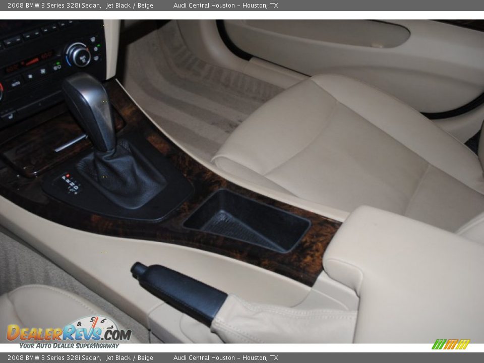 2008 BMW 3 Series 328i Sedan Jet Black / Beige Photo #18