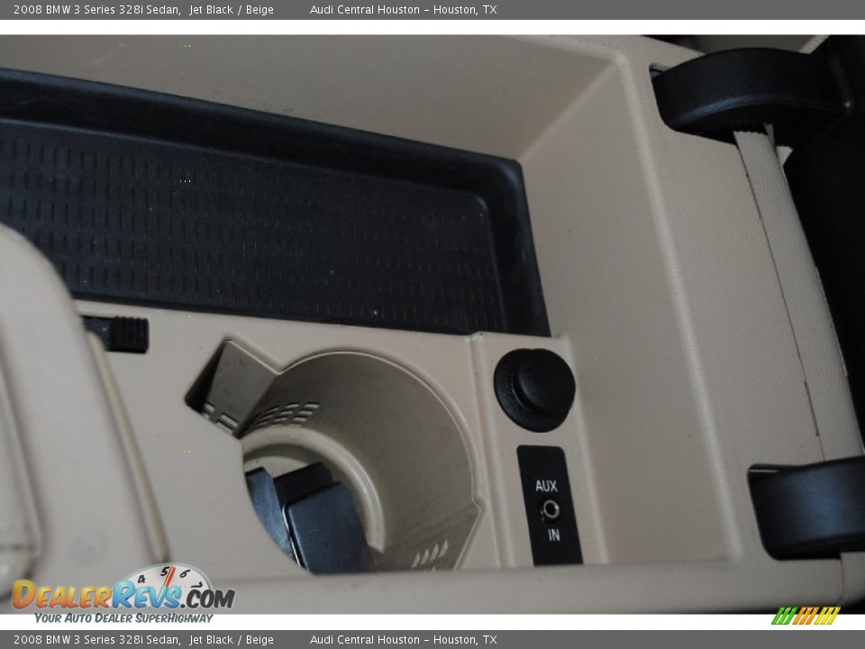 2008 BMW 3 Series 328i Sedan Jet Black / Beige Photo #23