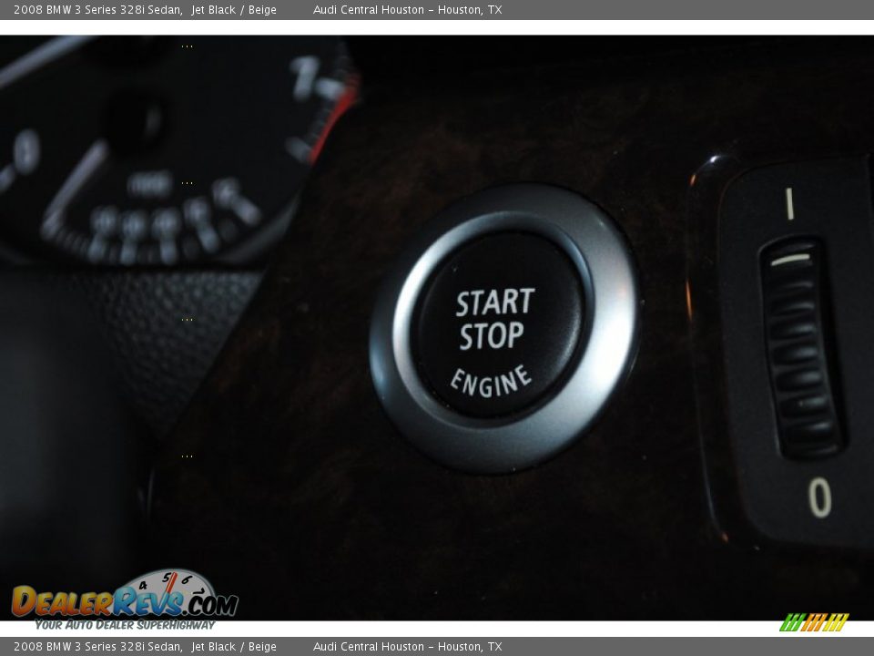 2008 BMW 3 Series 328i Sedan Jet Black / Beige Photo #24