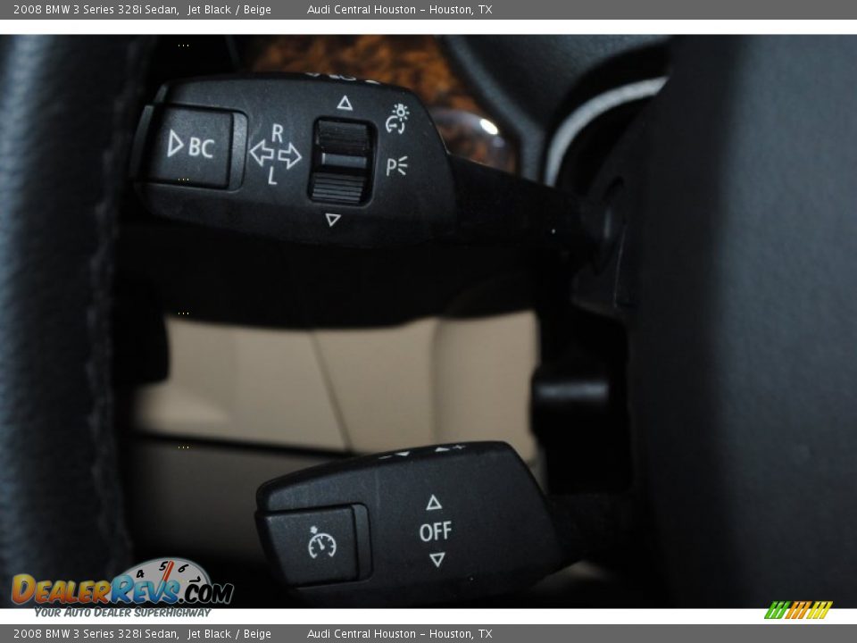 2008 BMW 3 Series 328i Sedan Jet Black / Beige Photo #27