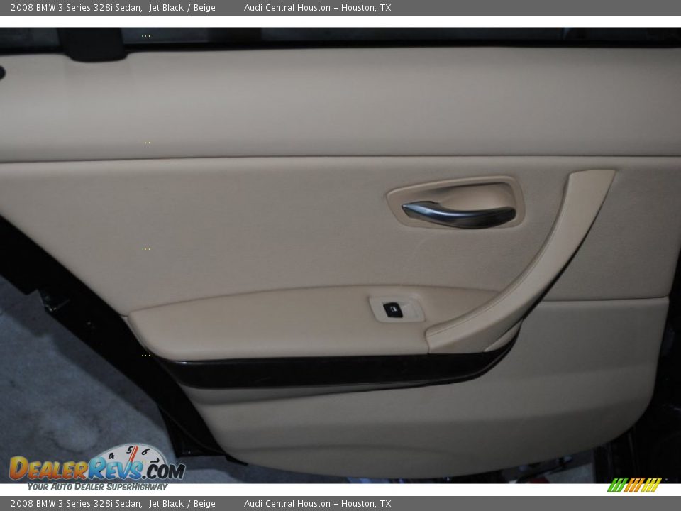 2008 BMW 3 Series 328i Sedan Jet Black / Beige Photo #29