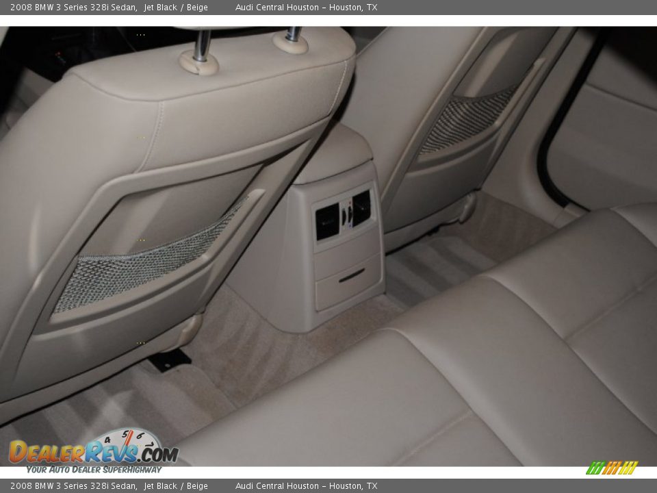 2008 BMW 3 Series 328i Sedan Jet Black / Beige Photo #30