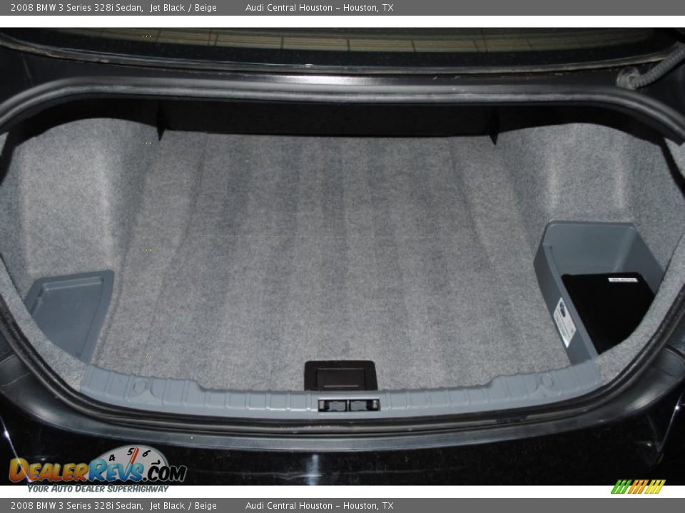 2008 BMW 3 Series 328i Sedan Jet Black / Beige Photo #35