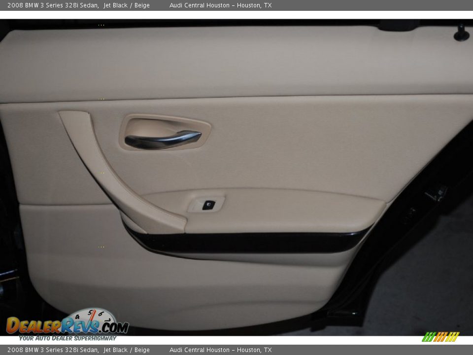 2008 BMW 3 Series 328i Sedan Jet Black / Beige Photo #36