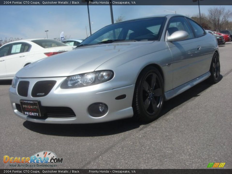 2004 Pontiac GTO Coupe Quicksilver Metallic / Black Photo #1