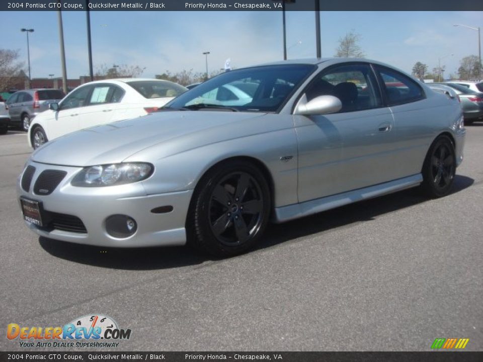 2004 Pontiac GTO Coupe Quicksilver Metallic / Black Photo #2