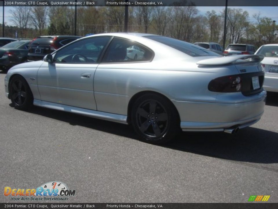 2004 Pontiac GTO Coupe Quicksilver Metallic / Black Photo #3