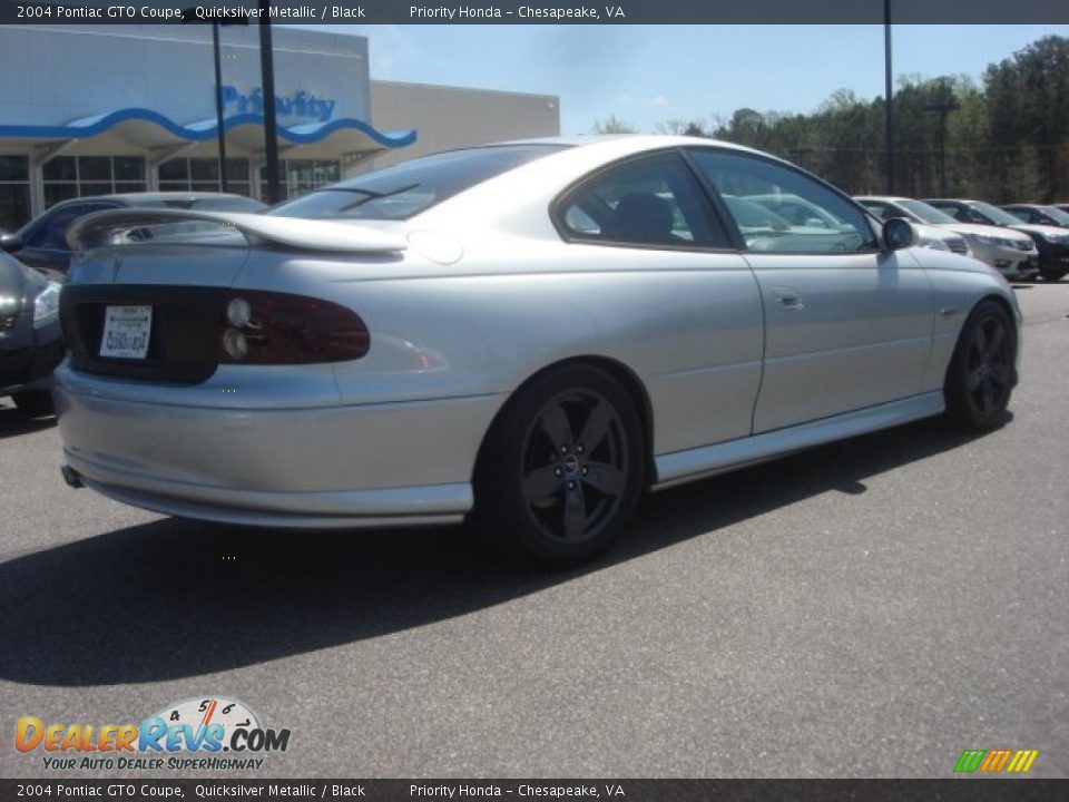 2004 Pontiac GTO Coupe Quicksilver Metallic / Black Photo #5