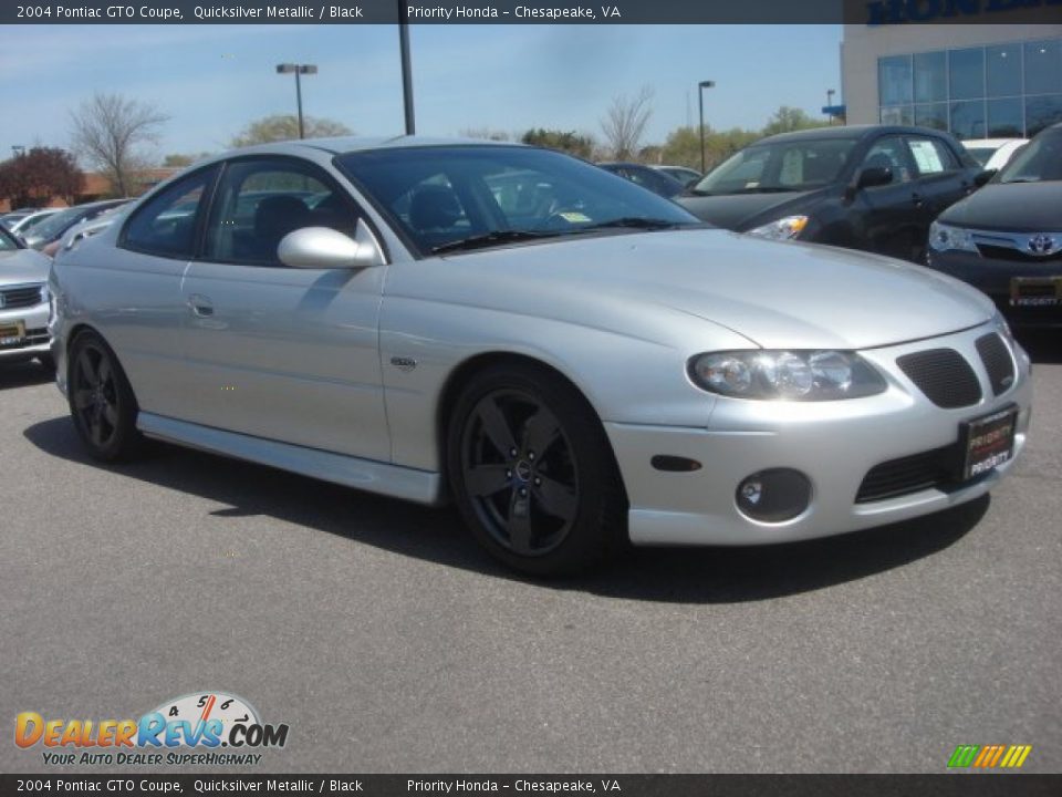 2004 Pontiac GTO Coupe Quicksilver Metallic / Black Photo #7