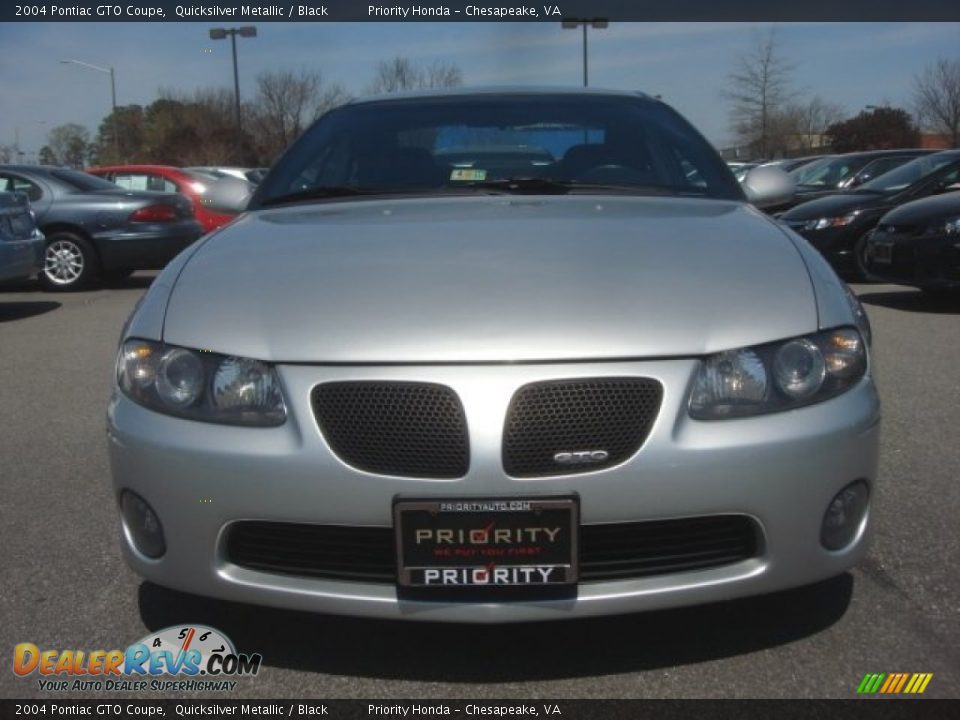 2004 Pontiac GTO Coupe Quicksilver Metallic / Black Photo #8