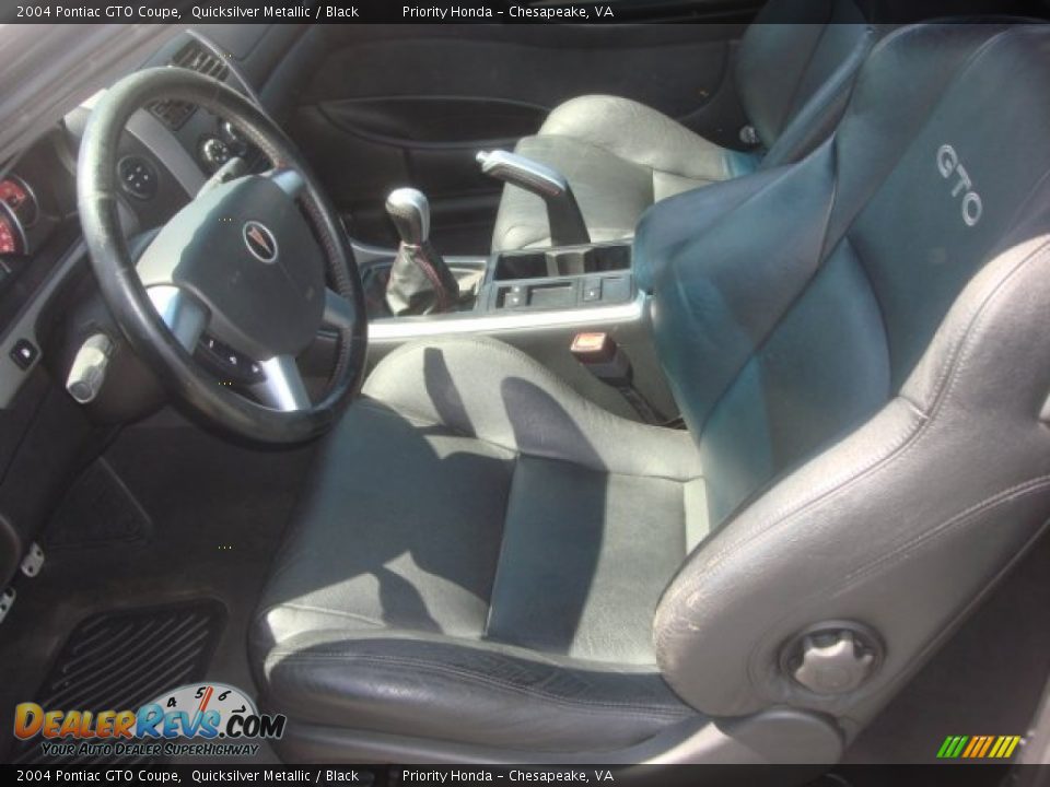 Black Interior - 2004 Pontiac GTO Coupe Photo #9