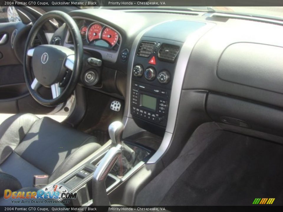 2004 Pontiac GTO Coupe Quicksilver Metallic / Black Photo #12