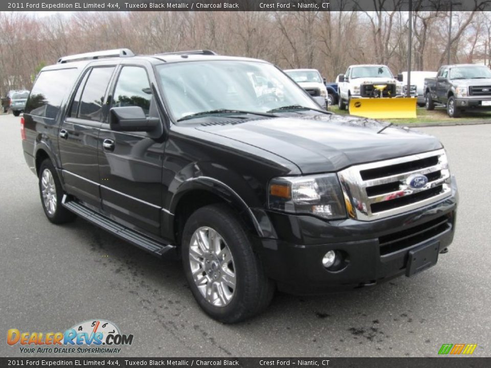 2011 Ford Expedition EL Limited 4x4 Tuxedo Black Metallic / Charcoal Black Photo #1