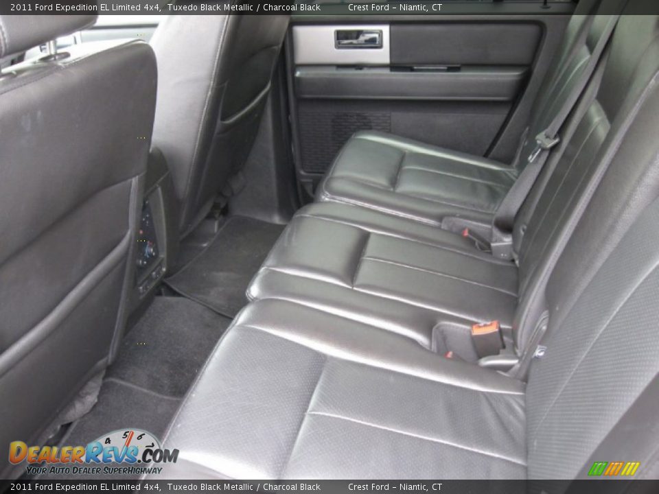 2011 Ford Expedition EL Limited 4x4 Tuxedo Black Metallic / Charcoal Black Photo #12