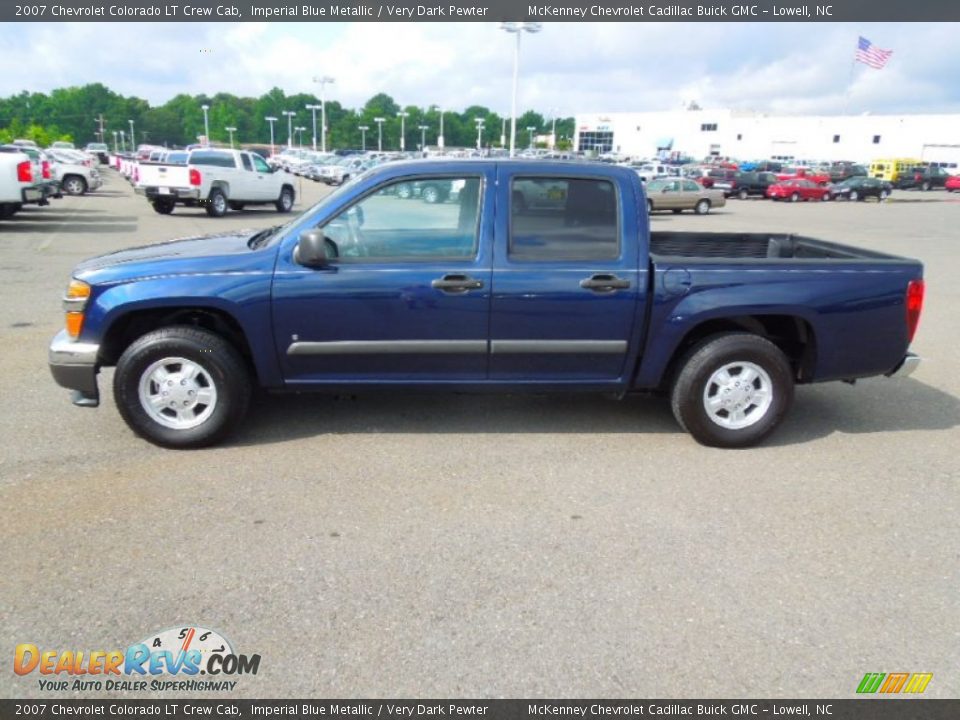 Imperial Blue Metallic 2007 Chevrolet Colorado LT Crew Cab Photo #4