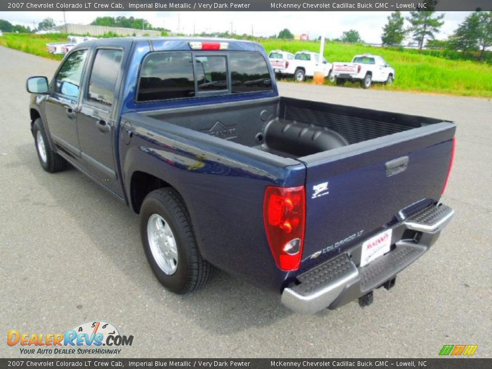 2007 Chevrolet Colorado LT Crew Cab Imperial Blue Metallic / Very Dark Pewter Photo #5