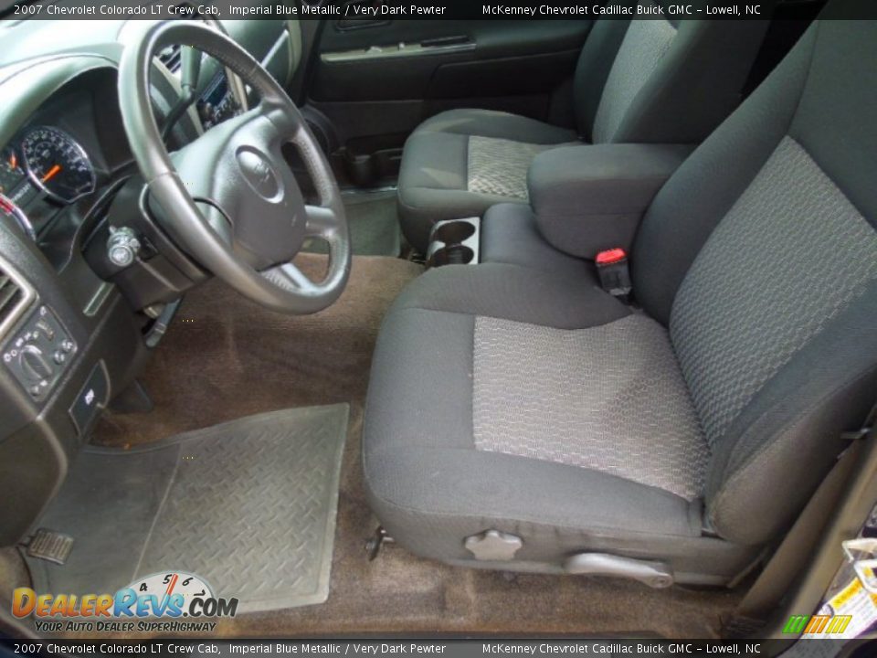 2007 Chevrolet Colorado LT Crew Cab Imperial Blue Metallic / Very Dark Pewter Photo #8