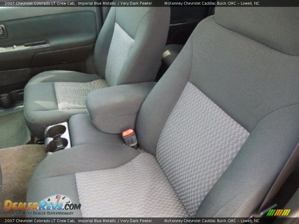 2007 Chevrolet Colorado LT Crew Cab Imperial Blue Metallic / Very Dark Pewter Photo #9