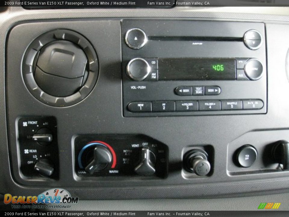 2009 Ford E Series Van E150 XLT Passenger Oxford White / Medium Flint Photo #11